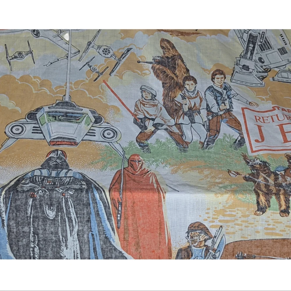 Vintage Star Wars Return of the Jedi Twin Fitted Sheet